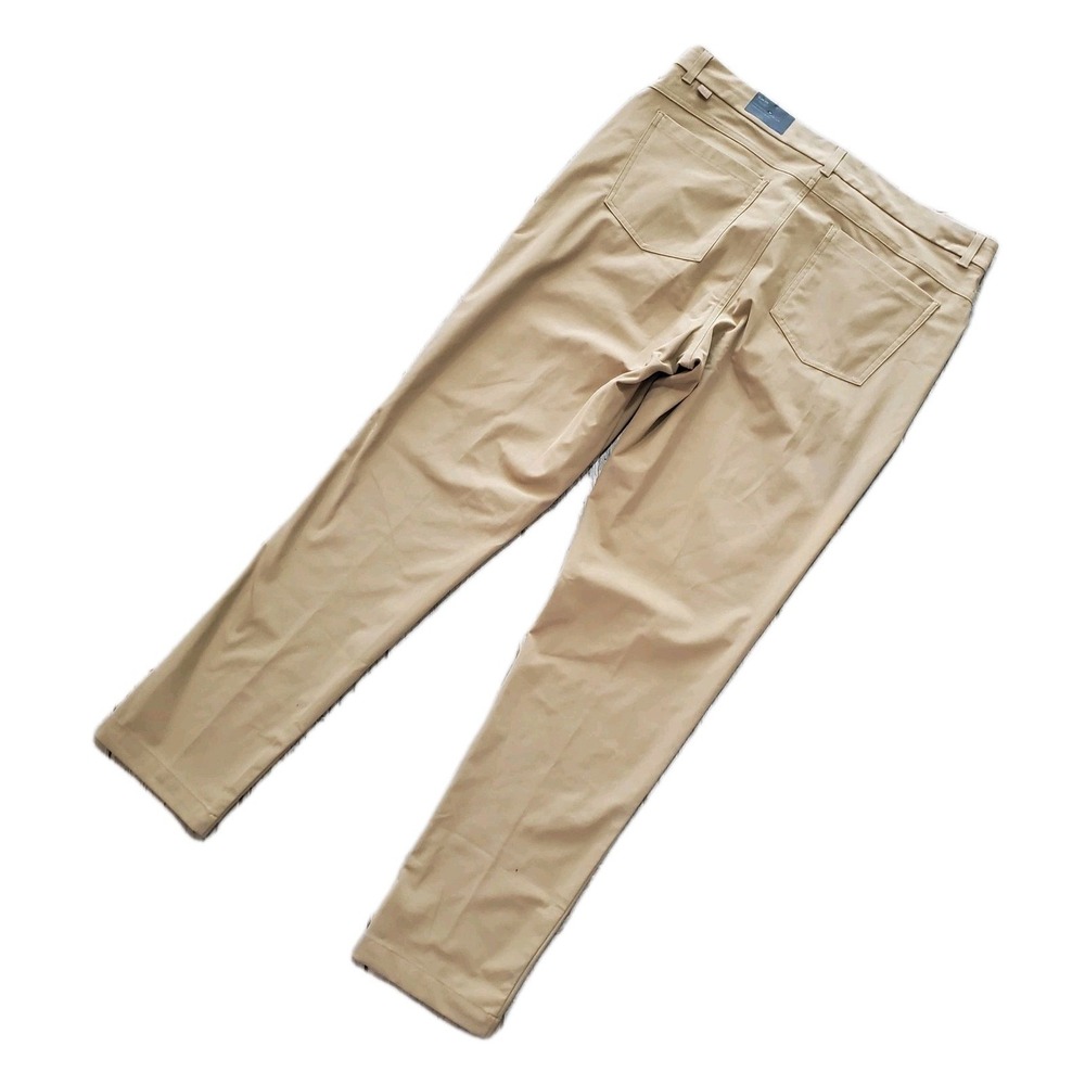 NWT VRST Pants Limitless 5-Pocket Golf Slim Fit Mens 36x34 Tan Tech Wicking - Picture 2 of 9